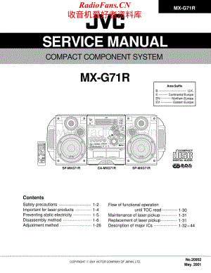 JVC-MXG71R-cs-sm维修电路原理图.pdf