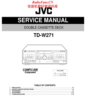 JVC-TDW271-tape-sm维修电路原理图.pdf
