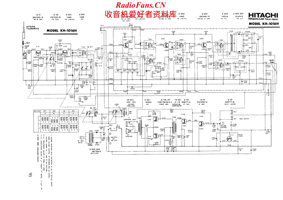 Hitachi-KH1016H-pr-sch维修电路原理图.pdf_第1页