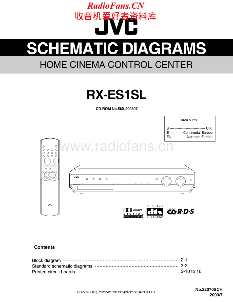 JVC-RXES1SL-hccc-sch维修电路原理图.pdf_第1页