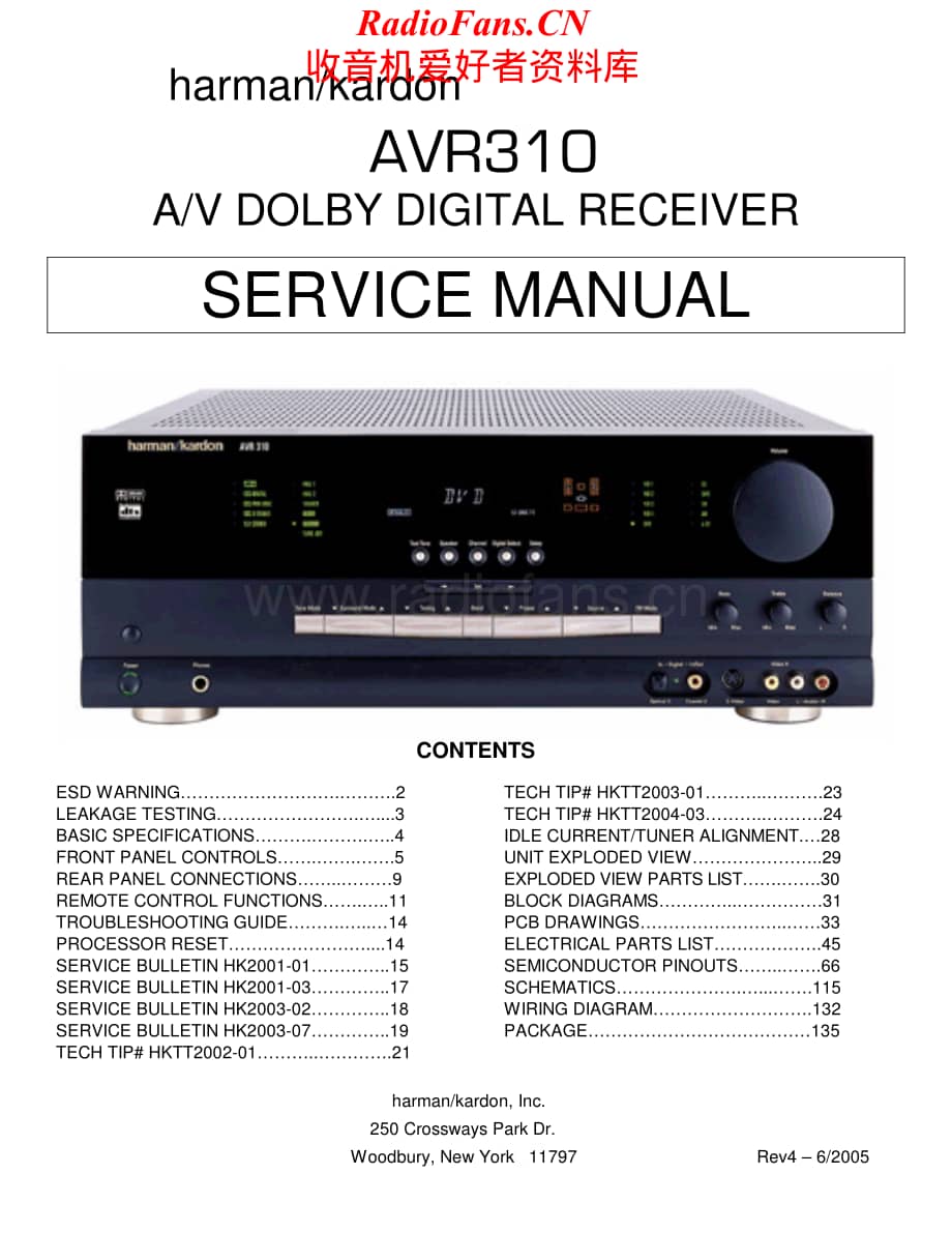 HarmanKardon-AVR310-avr-sm维修电路原理图.pdf_第1页