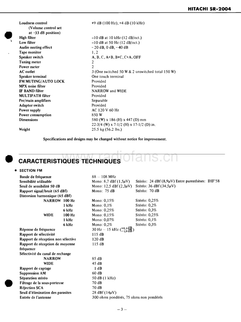 Hitachi-SR2004-rec-sm维修电路原理图.pdf_第3页