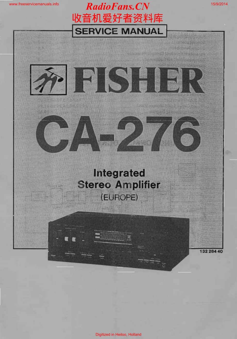 Fisher-CA276-int-sm维修电路原理图.pdf_第1页
