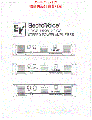 ElectroVoice-1.0KW-pwr-sch维修电路原理图.pdf