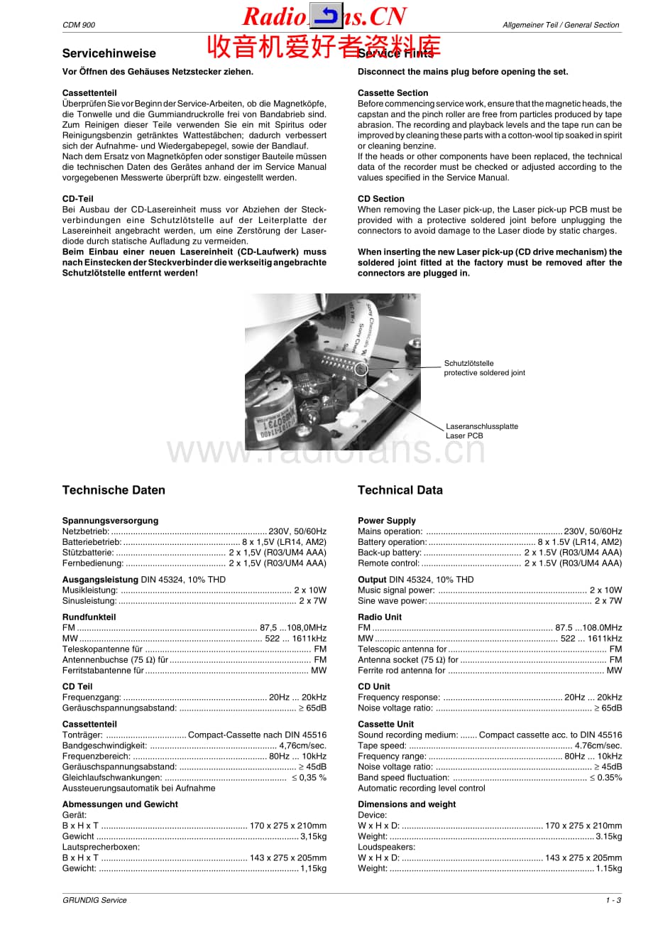 Grundig-CDM900-mmc-sm维修电路原理图.pdf_第3页