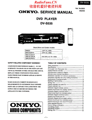 Onkyo-DVS535-cd-sm维修电路原理图.pdf