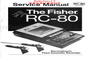 Fisher-RC80-tape-sm维修电路原理图.pdf