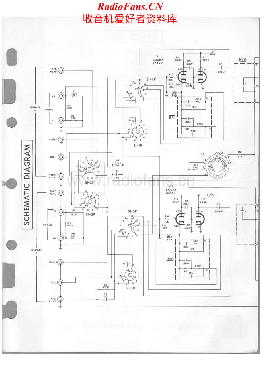 Fisher-X100C-int-sm维修电路原理图.pdf_第3页