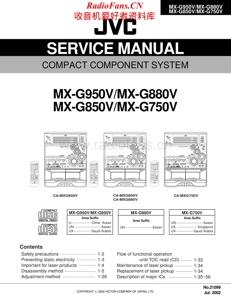 JVC-MXG750V-cs-sm维修电路原理图.pdf_第1页