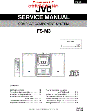JVC-FSM3-cs-sm维修电路原理图.pdf