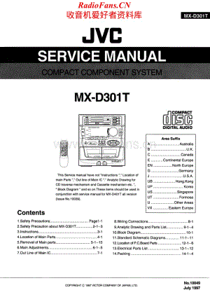 JVC-MXD301T-cs-sm维修电路原理图.pdf