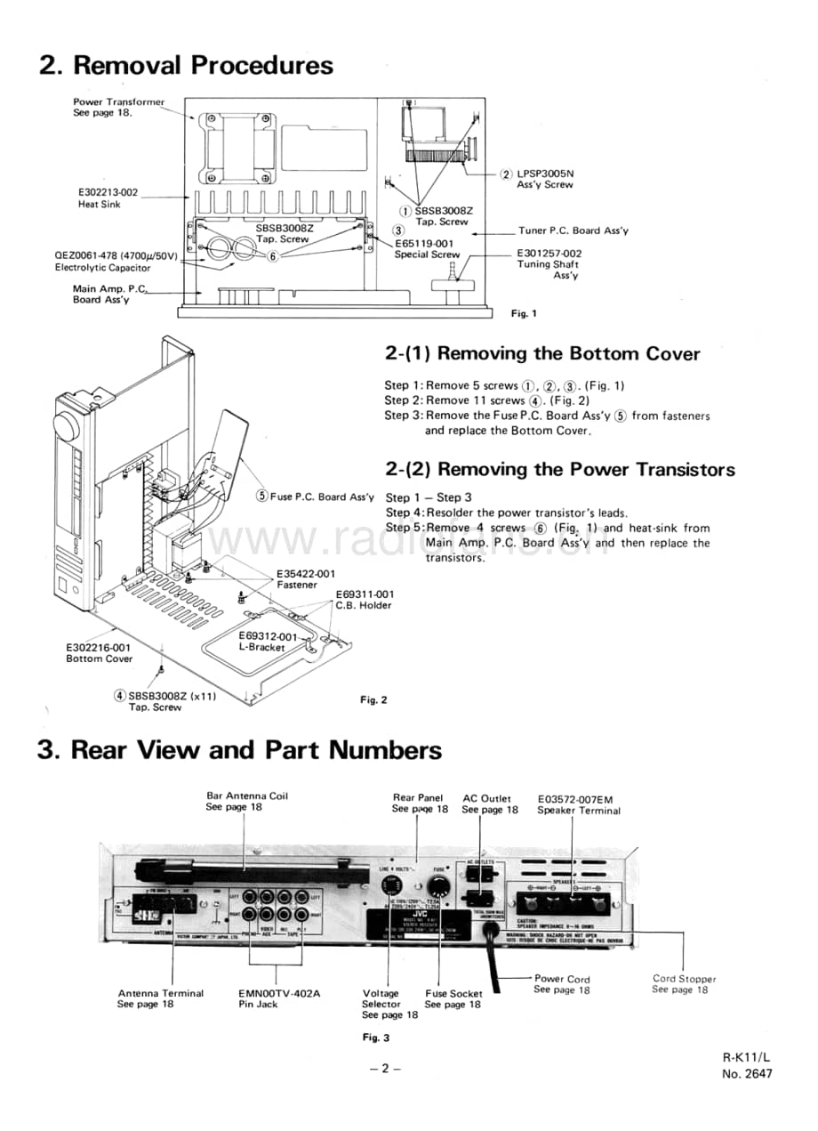JVC-RK11L-rec-sm维修电路原理图.pdf_第3页