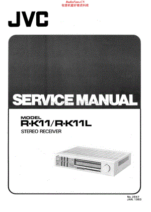 JVC-RK11L-rec-sm维修电路原理图.pdf