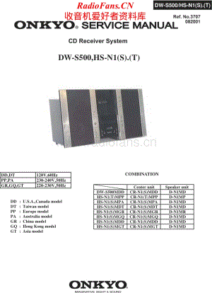Onkyo-DWS500-mc-sm维修电路原理图.pdf