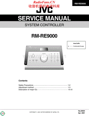 JVC-RMRE9000-sc-sm维修电路原理图.pdf