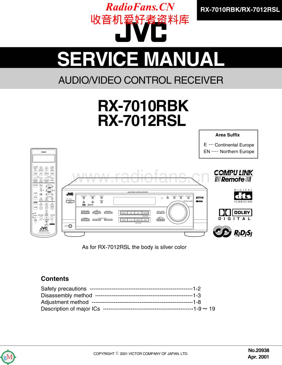 JVC-RX7012RSL-avr-sm维修电路原理图.pdf_第1页