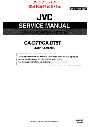 JVC-CAD7T-cs-sup维修电路原理图.pdf