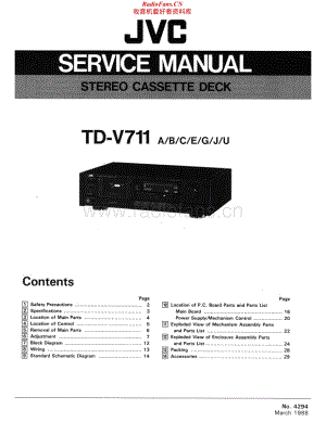 JVC-TDV711-tape-sm维修电路原理图.pdf