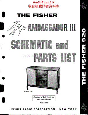 Fisher-920-mc-sm维修电路原理图.pdf