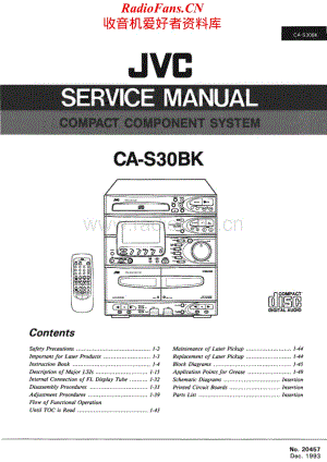 JVC-CAS30BK-cs-sm维修电路原理图.pdf