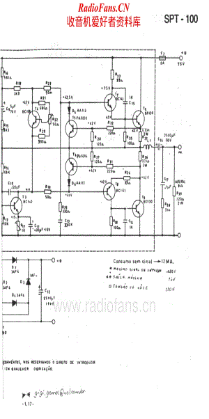 Gradiente-SPT100-pwr-sch维修电路原理图.pdf