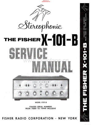 Fisher-X101B-int-sm维修电路原理图.pdf