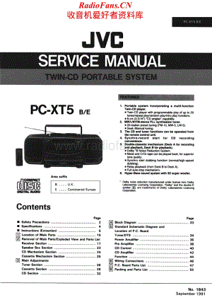 JVC-PCXT5-cs-sm维修电路原理图.pdf