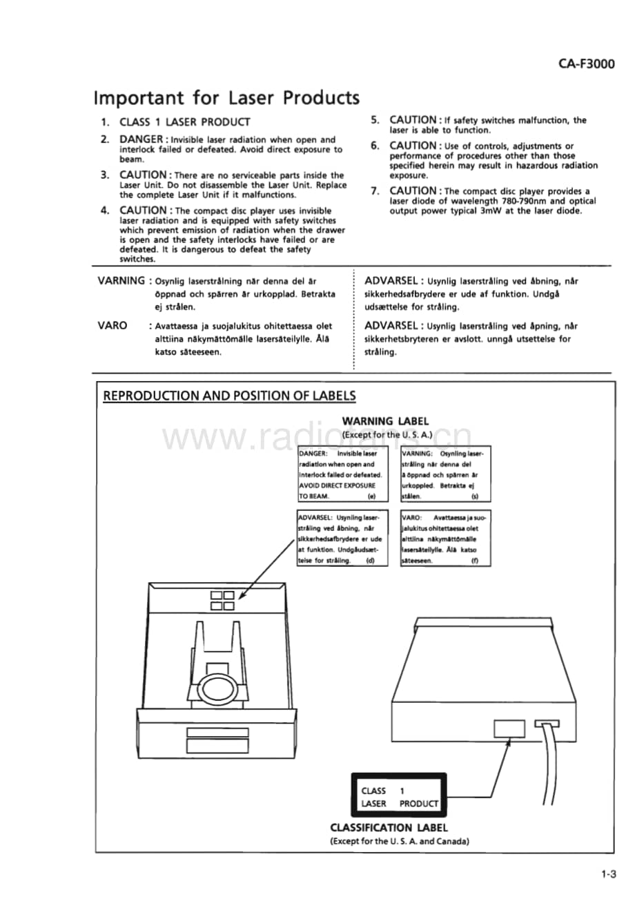 JVC-CAF3000-cs-sm维修电路原理图.pdf_第3页