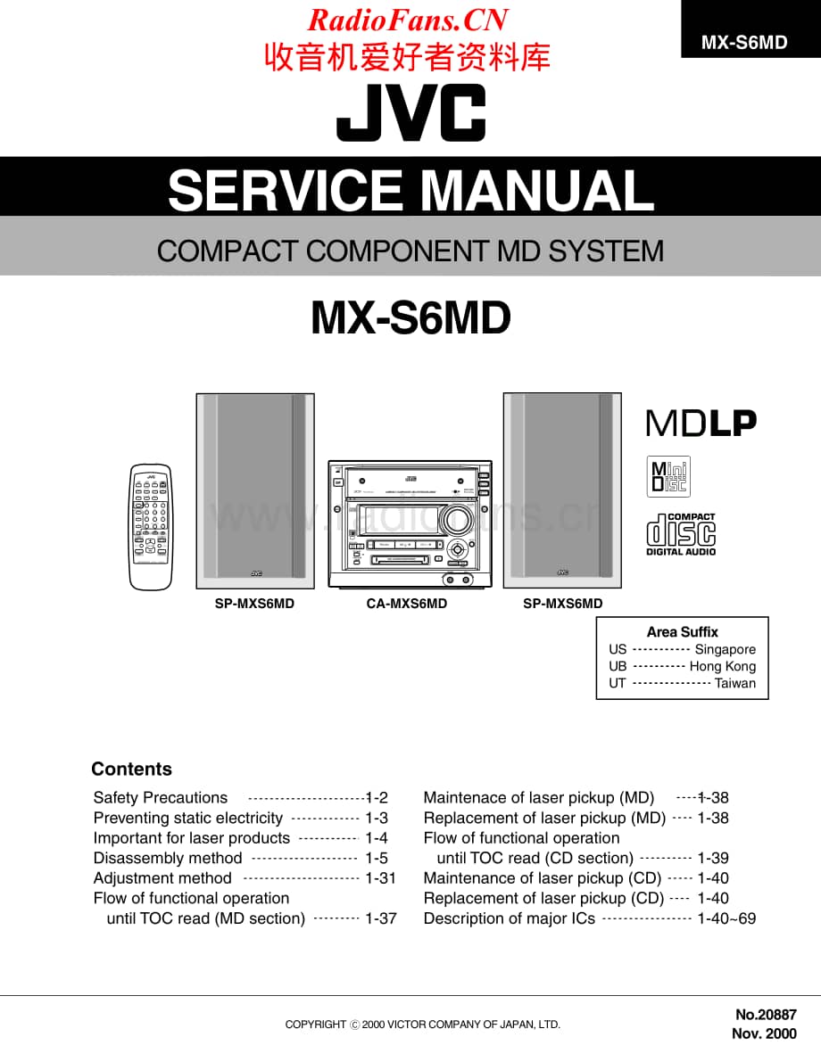JVC-MXS6-cs-sm维修电路原理图.pdf_第1页
