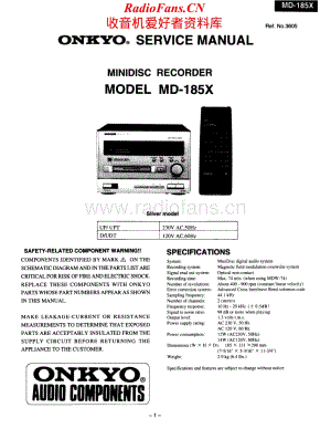Onkyo-MD185X-md-sm维修电路原理图.pdf
