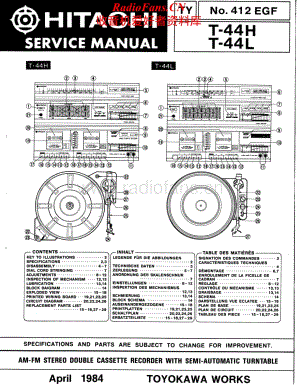 Hitachi-T44L-mc-sm维修电路原理图.pdf