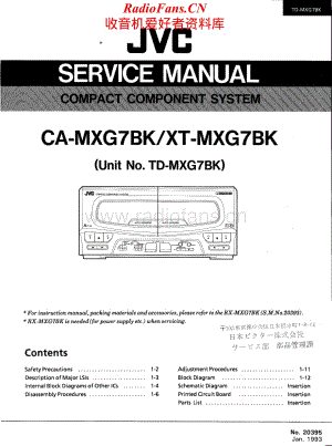 JVC-TDMXG7BK-cs-sm维修电路原理图.pdf