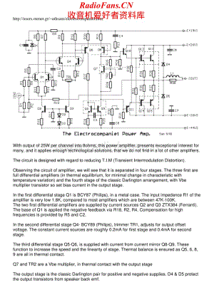 Electrocompanient-25W-pwr-sch维修电路原理图.pdf