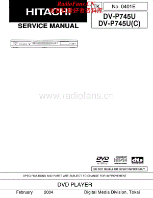 Hitachi-DVP745U-cd-sm维修电路原理图.pdf