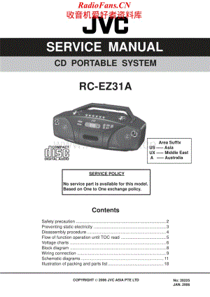 JVC-RCEX31A-cs-sch维修电路原理图.pdf