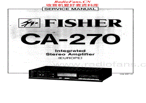 Fisher-CA270-int-sm维修电路原理图.pdf
