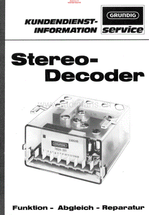 Grundig-StereoDecoder-tun-sm维修电路原理图.pdf