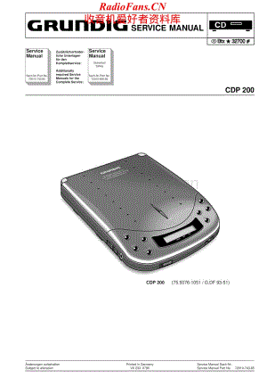 Grundig-CDP200-dm-sm维修电路原理图.pdf