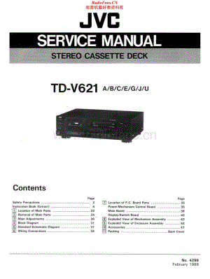 JVC-TDV621-tape-sm1维修电路原理图.pdf