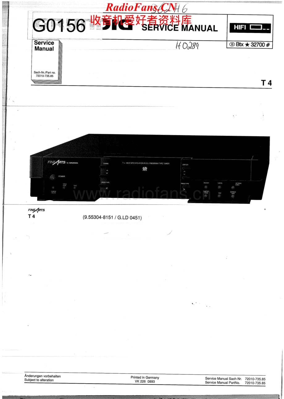 Grundig-T4-tun-sch维修电路原理图.pdf_第1页