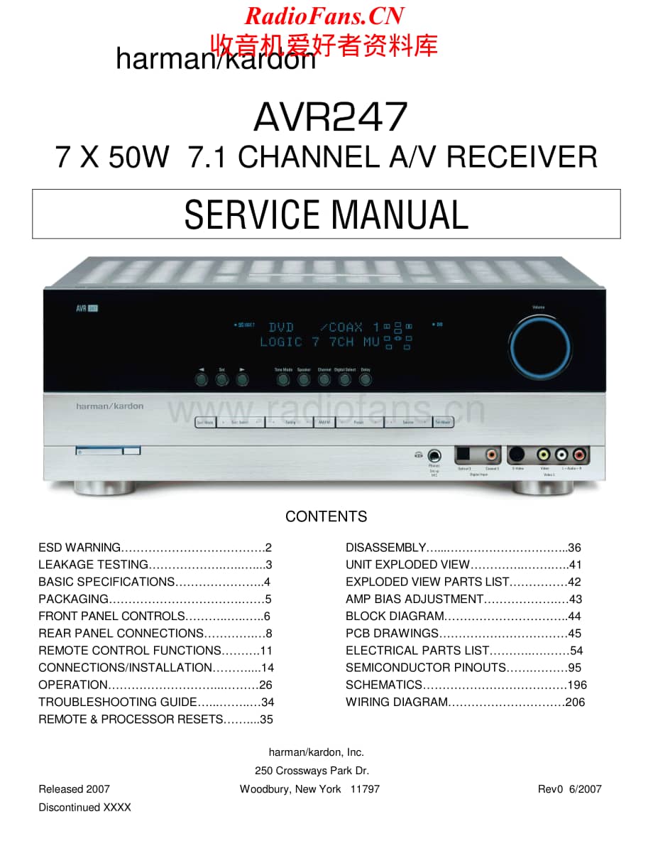 HarmanKardon-AVR247-avr-sm维修电路原理图.pdf_第1页