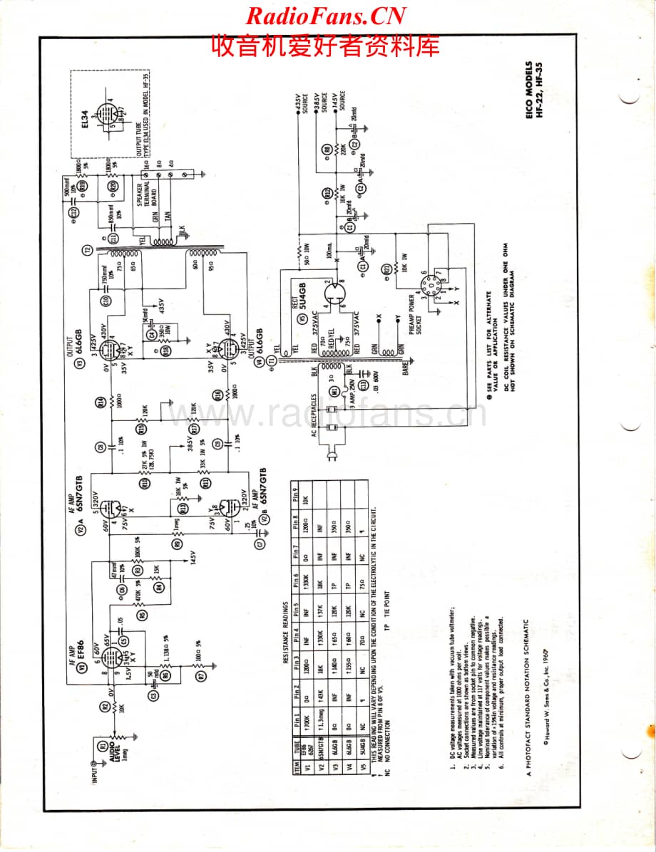 Eico-HF35-pwr-sch维修电路原理图.pdf_第1页