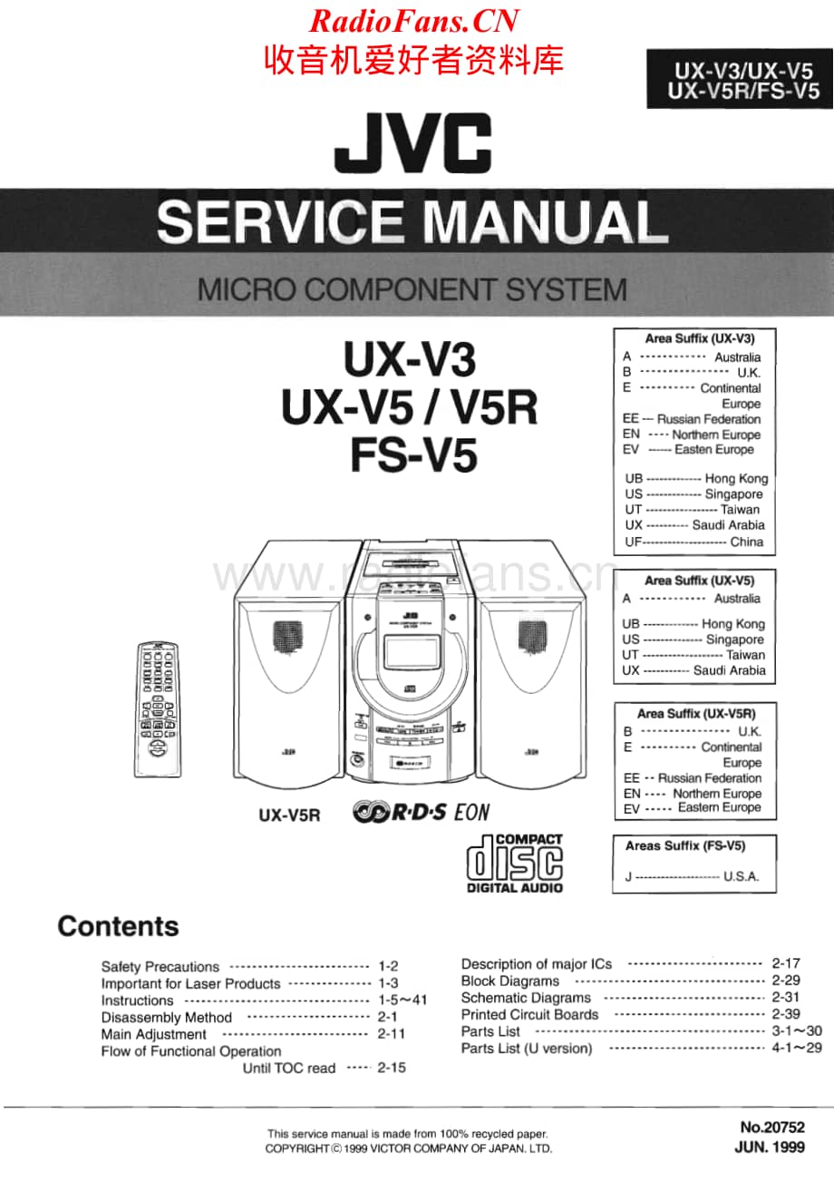 JVC-FSV5-cs-sm维修电路原理图.pdf_第1页