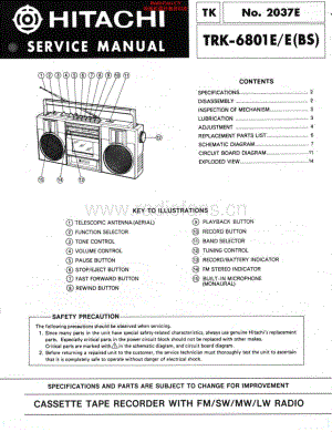 Hitachi-TRK6801E-pr-sch维修电路原理图.pdf