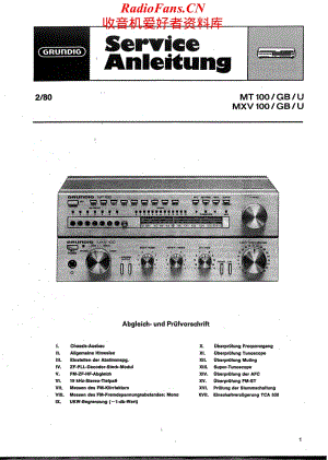 Grundig-MXV100-pre-sm维修电路原理图.pdf