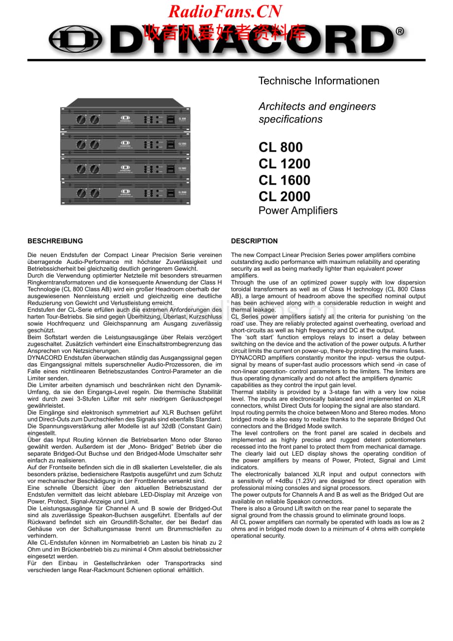Dynacord-CL1600-pwr-ti维修电路原理图.pdf_第1页