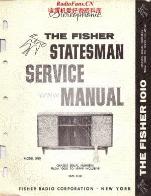 Fisher-Statesman1010-mc-sm维修电路原理图.pdf