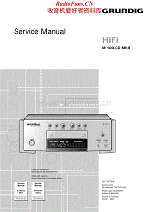 Grundig-M100CDMK2-cd-sm1维修电路原理图.pdf