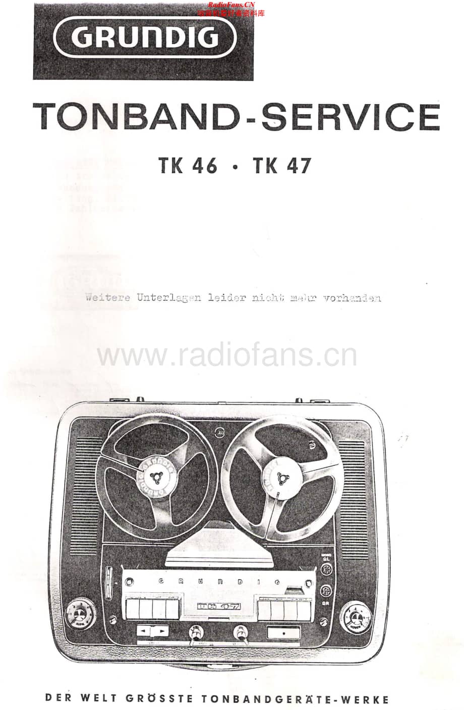 Grundig-TK46-tape-sm维修电路原理图.pdf_第1页