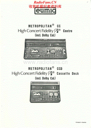 Eumig-Metropolitan-tape-sm维修电路原理图.pdf